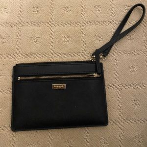 Kate Spade Black Wristlet